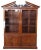 Arthur Brett George II Regency Carved Mahogany Library Bookcase China Display Cabinet Eagles For Sale - Image 13 of 13