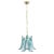 Petal Suspension Lamp in Murano Glass Color and White Color, 1990s For Sale - Image 12 of 12