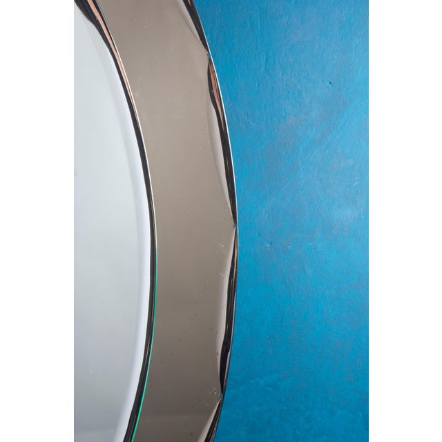 Italian Mirror in the style of Fontana Arte, 1970s For Sale - Image 6 of 11