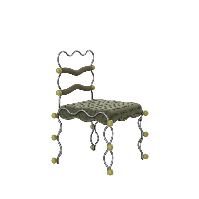 Metal Vela Dining Chair by Ömer Öztürk for Malabar For Sale - Image 7 of 18