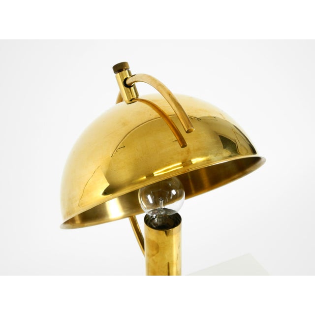 Large Vintage Brass Table Lamp from Gebrüder Cosack, 1970s For Sale - Image 12 of 18