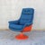 Add a serious splash of retro color and iconic design to your space with this stunning vintage mid-century orange and teal...