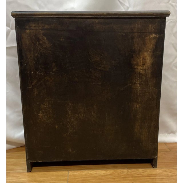Asian Style 12 Drawer Cabinet With Marble Inlaid Top and Side Panels For Sale In San Francisco - Image 6 of 8