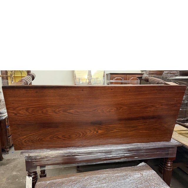 Anglo Indian Rosewood Rectangular Dining Table For Sale - Image 9 of 12