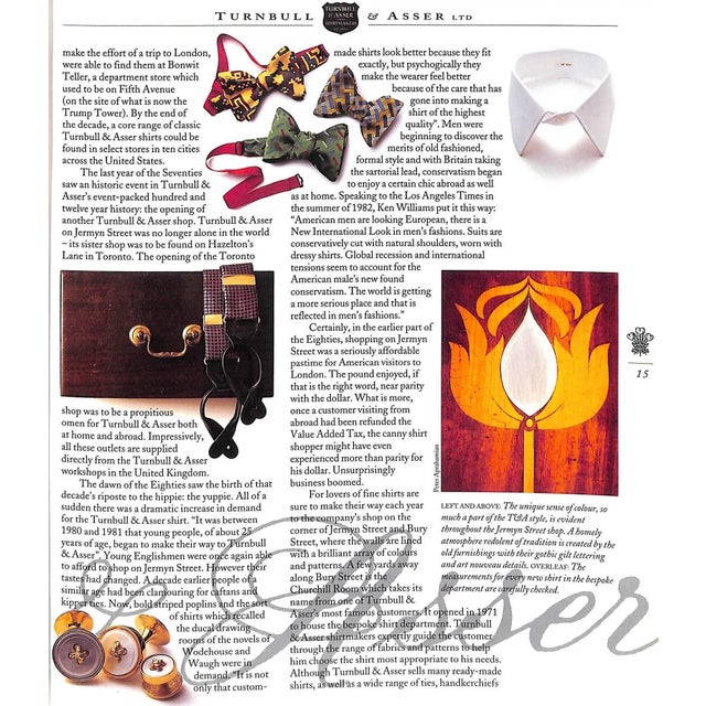 "Turnbull & Asser Shirtmakers" 1997 Foulkes, Nicholas For Sale In New York - Image 6 of 16