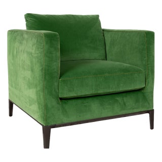 Maxalto by B&b Italia Lucrezia Soft Armchair Fabric Green Sam by Antonio Citterio from B&b Italia / C&b Italia For Sale