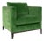 Maxalto by B&b Italia Lucrezia Soft Armchair Fabric Green Sam by Antonio Citterio from B&b Italia / C&b Italia For Sale