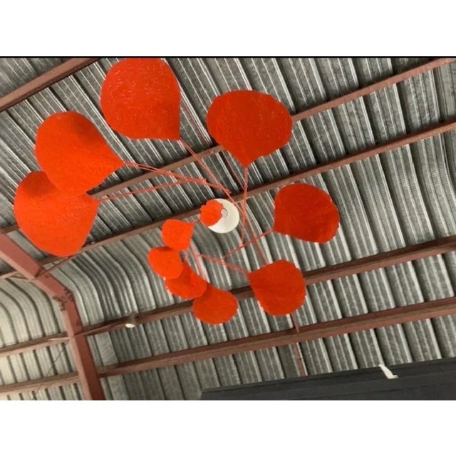 Large Impressive Indoor Hanging Mobile Sculpture by Artist Scott Donadio, 6 Ft. For Sale - Image 4 of 11