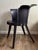 Mid-Century Modern Vintage King Harold Bentwood Flower Chair Miro Harold Ebonized Ink Black 80s VTG For Sale - Image 3 of 12
