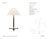 Ray Booth by Visual Comfort Signature Amaya 20" Table Lamp in Warm Iron and Dark Walnut with Linen Shade Designer: Ray...