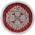 Jaldar Pak-Persian Red/Grey Round Rug -1'8 X 1'9 For Sale - Image 9 of 9