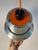 Silver-Orange Louvered Lamp by Carl Thore for Granhaga For Sale - Image 10 of 11