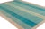 Teal Modern Expressionist Flat-Weave Room Size Wool Rug For Sale - Image 11 of 13