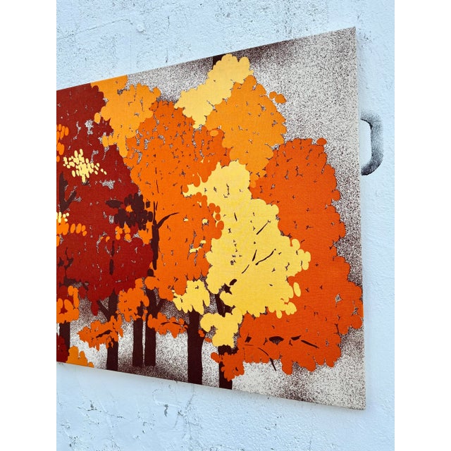 1970s Mid Century Modern Large Textile Wall Art For Sale In Miami - Image 6 of 13