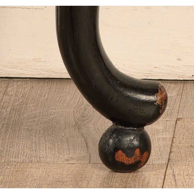 Late 19th Century Chinese Lacquer and Green Stone Table, 19th Century For Sale - Image 5 of 9