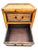Vintage Bamboo 3-Drawer Tabletop Storage Cabinet or Plant Stand – Organic Modern / Tropical For Sale - Image 10 of 12