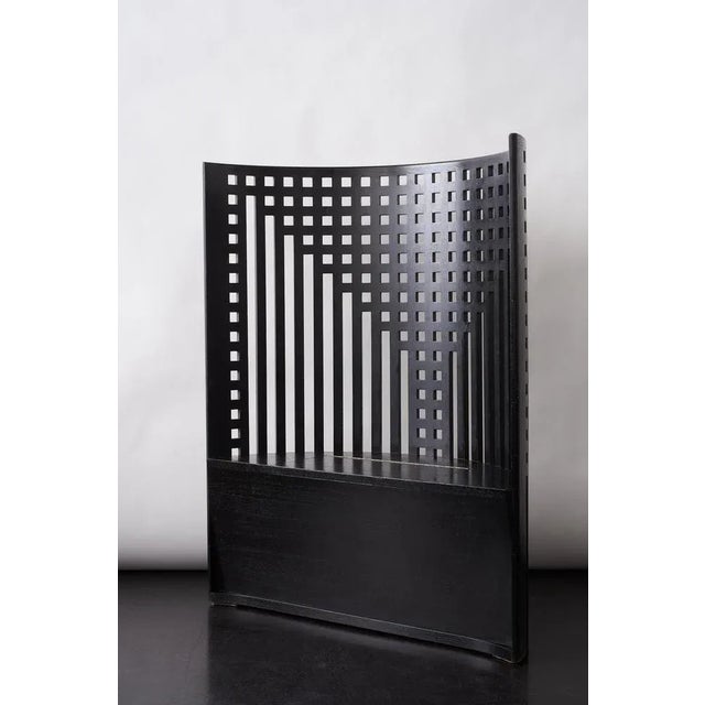 The ‘Willow’ armchair designed by Charles Rennie Mackintosh for the ‘Willow Tea Room’, Glasgow 1904. This masterful modern...