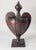 Shabby Chic 19th Century Carved Walnut Urn Form Decorative Finial For Sale - Image 3 of 12