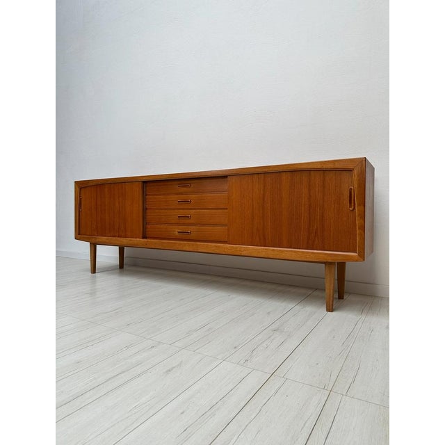 Large Mid-Century Danish Teak Sideboard, 1960s For Sale - Image 6 of 17