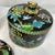 Late 20th Century Vintage Chinese Cloisonné Trinket Box Trio – Black Enamel & Floral For Sale - Image 5 of 9