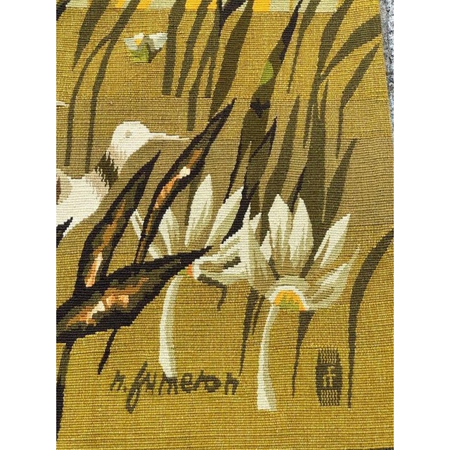 Exquisite french aubusson tapestry from the mid-20th century, featuring a beautiful design of the renowned french painter...