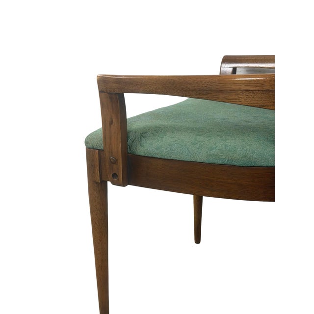 Mid-Century Sculptural High-Back Armchairs Attr. Broyhill Lenoir For Sale - Image 12 of 18
