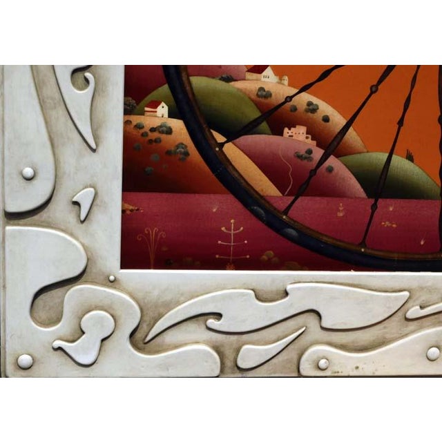 Anton Arkhipov "Voyage" Hand Signed Custom Frame by the Artist Bicycle For Sale - Image 4 of 5