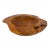 Natural Teak Large Decorative Bowl For Sale