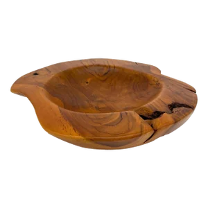 Natural Teak Large Decorative Bowl