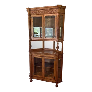Vintage Corner Cabinet