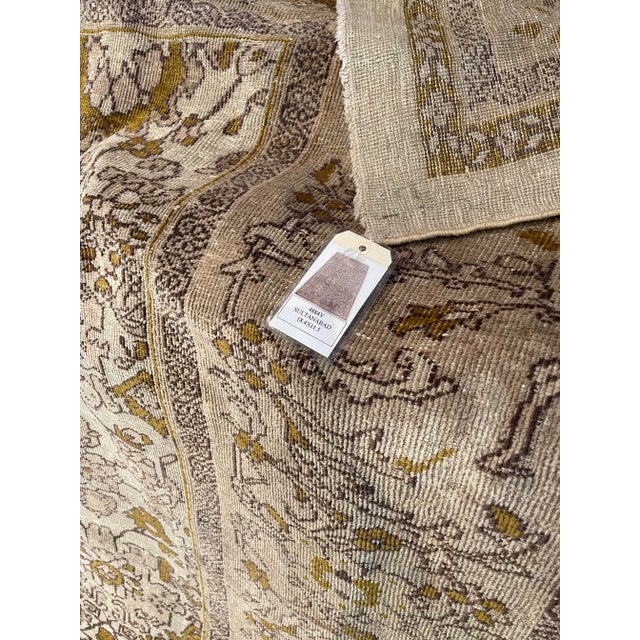 Early 20th Century Antique Sultanbad Rug For Sale In Los Angeles - Image 6 of 7