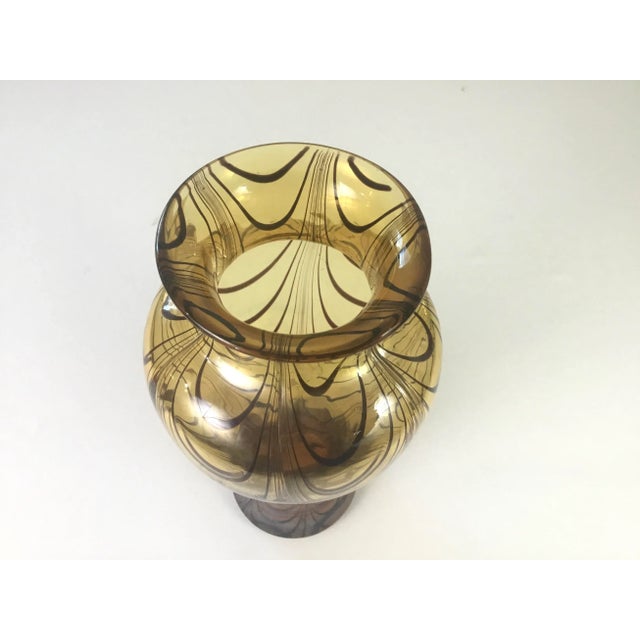 1970s 1970s Studio Hand Blown Vase For Sale - Image 5 of 9
