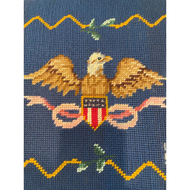 1980s 1980s Needlepoint Bench For Sale - Image 5 of 6