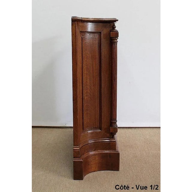 Renaissance Style Jeanselme Cabinet in Solid Oak, Late 19th Century For Sale - Image 11 of 18