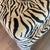 Milo Baughman for Thayer Coggin 1970s Vintage Reupholstered Tiger Print Milo Baughman Thayer Coggin Armchair For Sale - Image 4 of 4