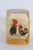Barcelos Roosters Encased Lucite Souvenir Paperweight Amber Tinted Acrylic 5105b For Sale - Image 13 of 15