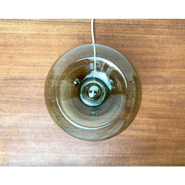 Metal Mid-Century Space Age Bulb Glass Table Lamp, 1960s For Sale - Image 7 of 18