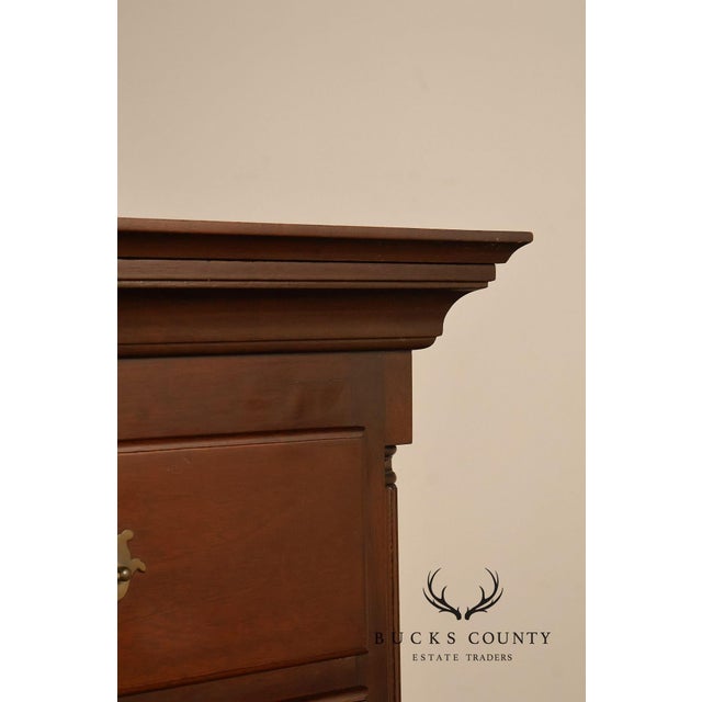 Brass H. Feldenkreis Chippendale Style Mahogany Highboy For Sale - Image 8 of 18