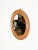 French Riviera Round Mirror in Curved Rattan attributed to Vivai del Sud, Italy, 1970s For Sale - Image 4 of 12