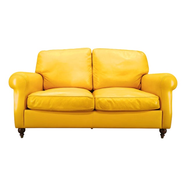 Leather George Sofa from Poltrona Frau, Italy, 1992 For Sale