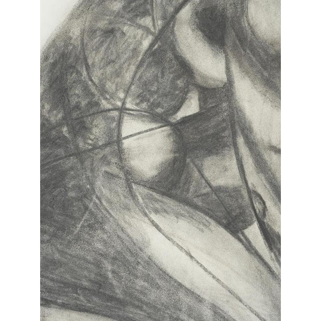 Marcel Mouly, Nude Study, Charcoal For Sale - Image 4 of 8