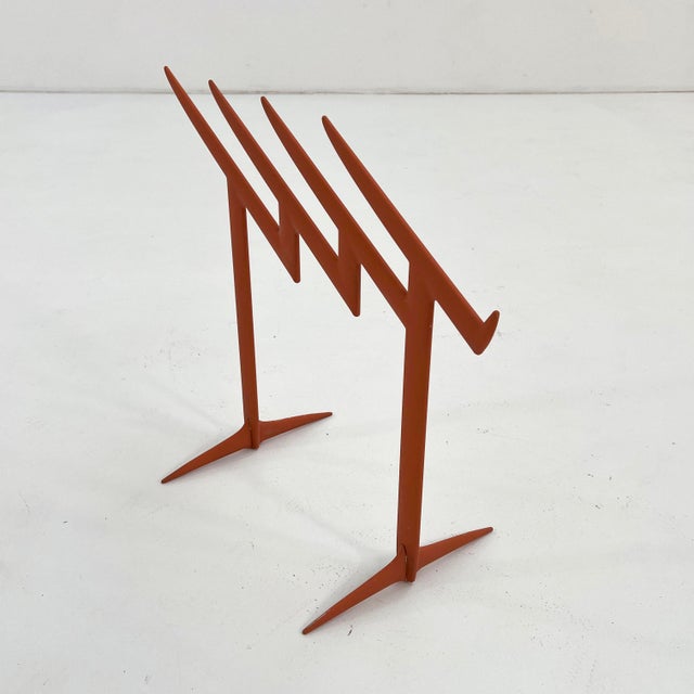 Plastic Claudia Evangelista Magazine Rack attributed to Philippe Starck for Kartell, 1989 For Sale - Image 7 of 11