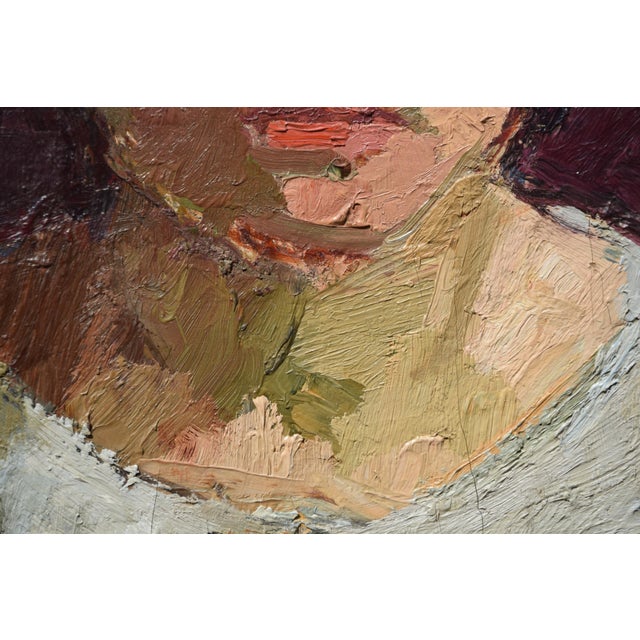 Charlotte Hilmer, Charlotte Hilmer, Painting, Young Woman, 1939-45, Framed, 1920s, Oil on Canvas For Sale - Image 9 of 11