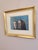 Mid-Century Modern Swedish "Whispers" Vintage Figurative Portrait Mixed Media Painting, Framed For Sale - Image 6 of 13