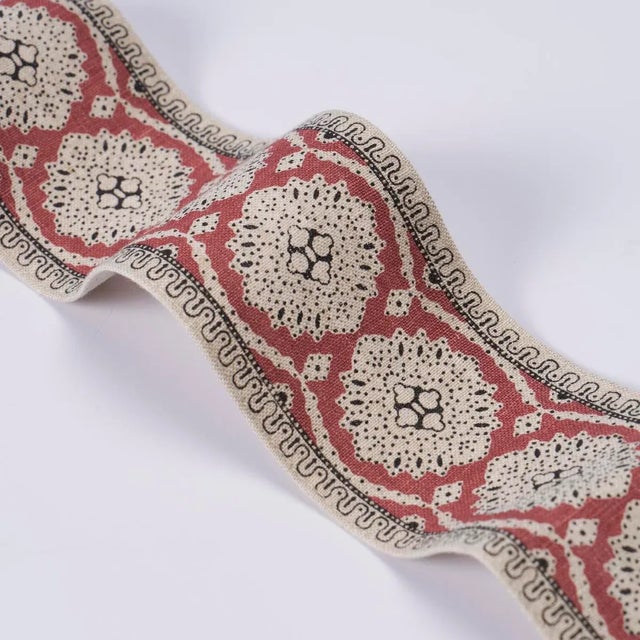 Contemporary SAMPLE - Schumacher X Rita Konig Maximilian Tape In Spice For Sale - Image 3 of 3