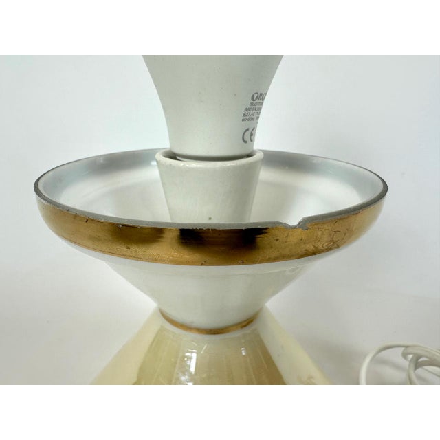 Glass Vintage Greek Table Lamp with Antique Scenes, 1960s For Sale - Image 7 of 14