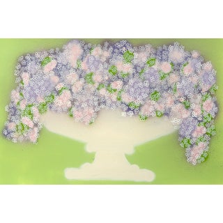 Pink & Purple Hydrangea No. 1 Original Painting For Sale