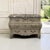 French Country Antique 19th Century Country French Louis XV Bombe Commode in Stripped Oak With Gray Marble For Sale - Image 3 of 18