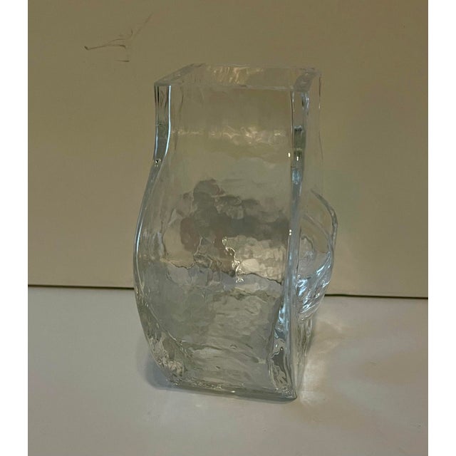Vintage Sea of Sweden Glasbruk Orrefors Vase by Rune Strand For Sale - Image 10 of 10