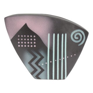 John Bergen 1992 Postmodern Ceramic Vase For Sale